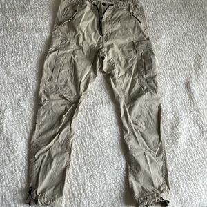 Mens Khaki Cargo Pant Jogger